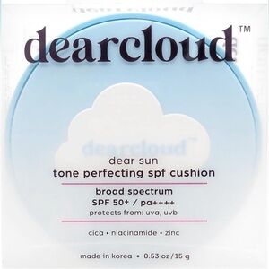 Korean Dearcloud Dear Sun Perfecting SPF Cushion 50 SPF Sunscreen